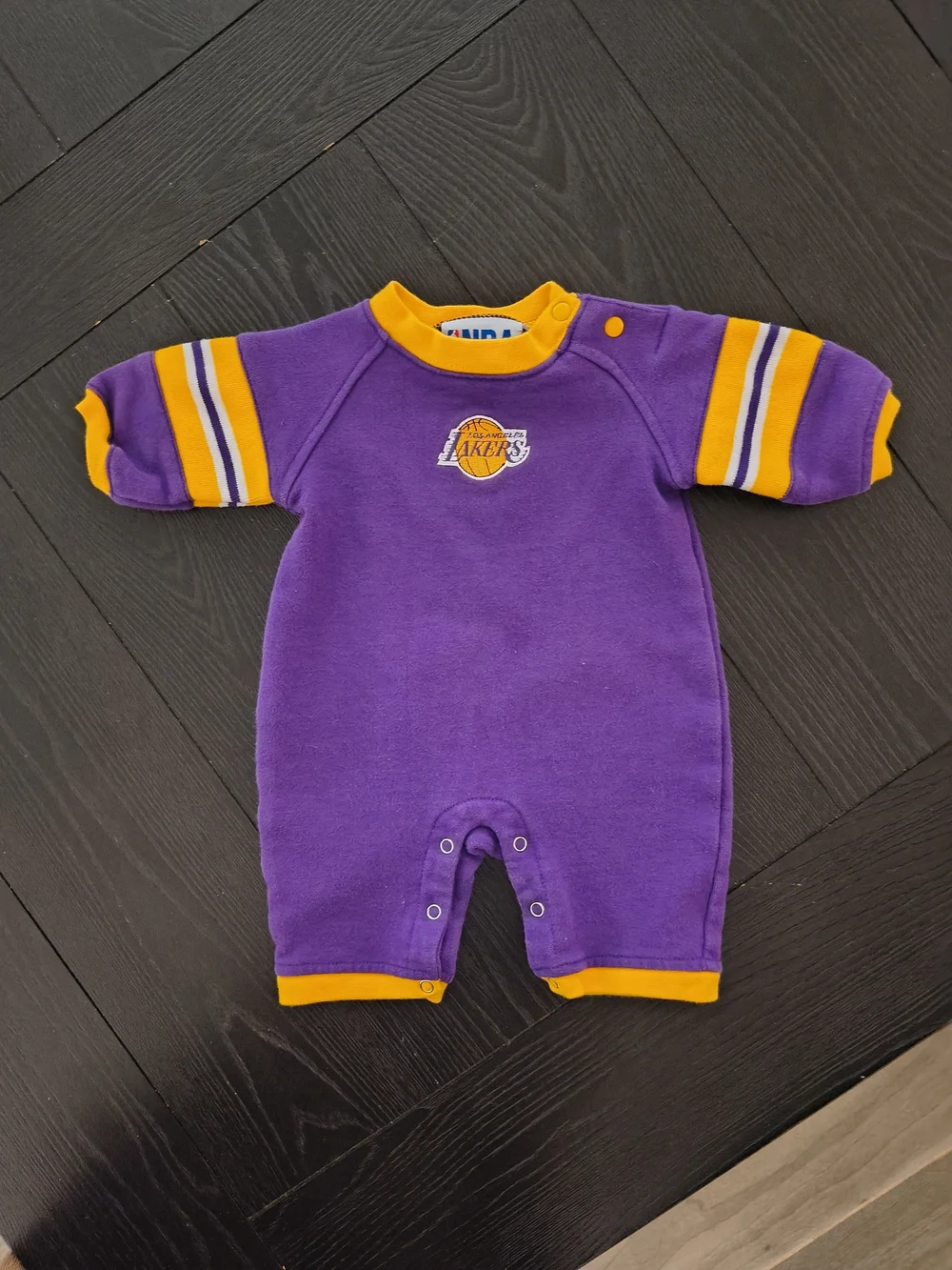 NBA Los Angeles Lakers Purple & Gold Infant One-Piece Footie
